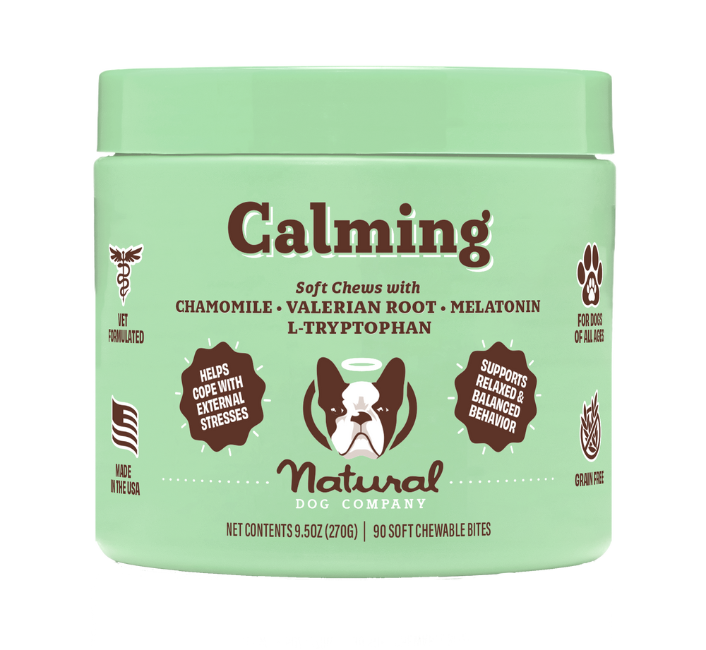Успокаивающие витамины для собак Natural Dog Company Calming Supplement (90 шт в банке)
