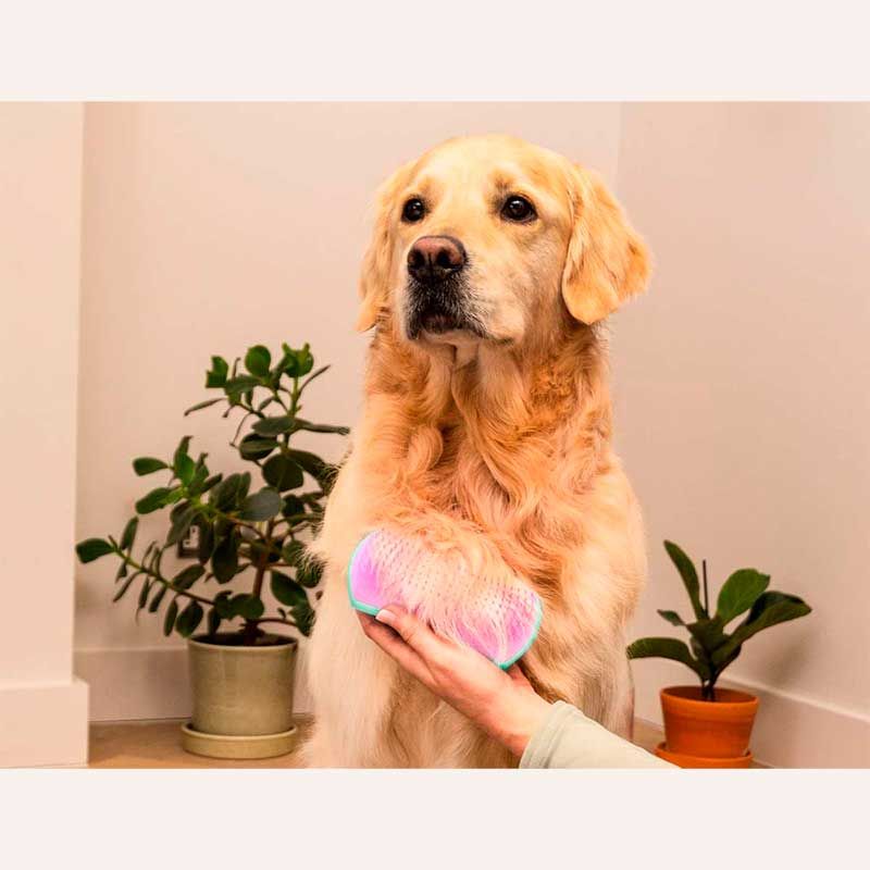 Щітка для вичісування собак та котів Pet Teezer - De-shedding & Grooming Mint/Pink