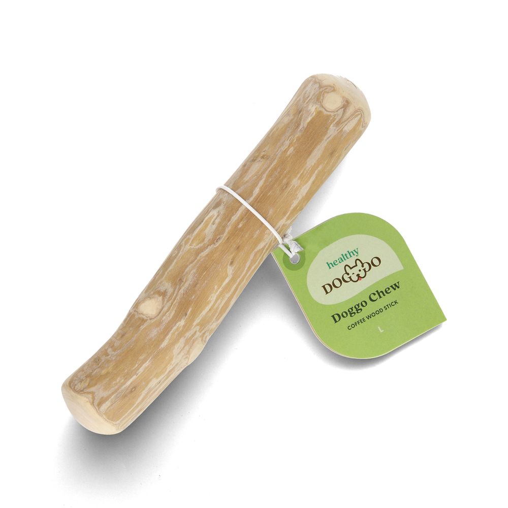 Палиця з кавового дерева для собак HealthyDoggo Coffee Stick розмір L (помірне гризіння)