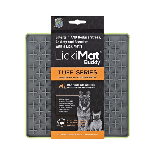 Килимок антистрес для вилизування для собак LickiMat® Buddy™ Tuff™ Green