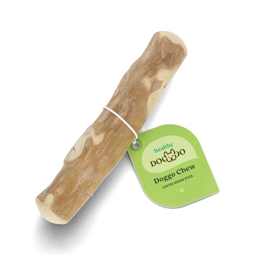 Палиця з кавового дерева для собак HealthyDoggo Coffee Stick розмір M (помірне гризіння)