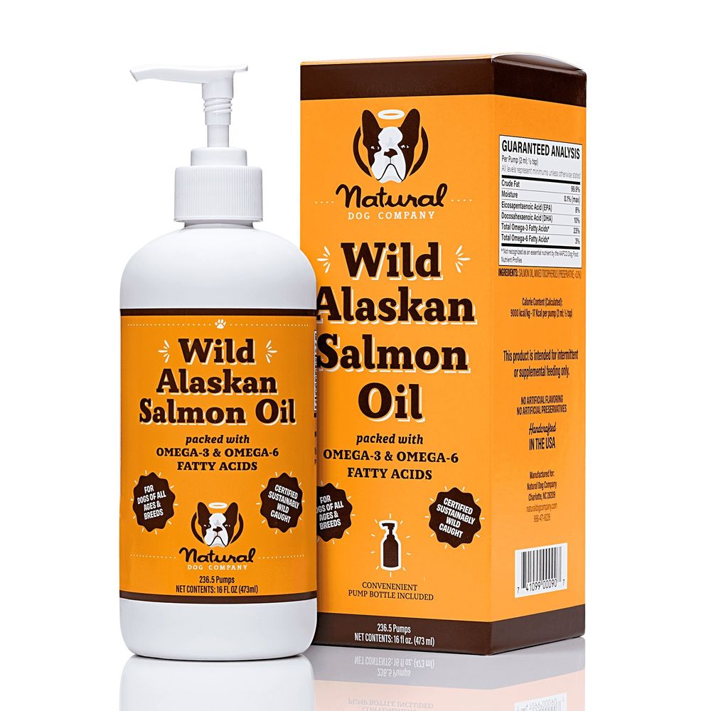 Лососева олія Wild Alaskan Salmon Oil Natural Dog Company 480мл