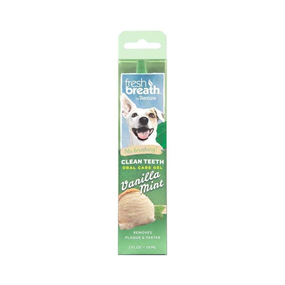 Гель для чистки зубів у собак TropiClean Fresh Breath ванільна м'ята, 59мл