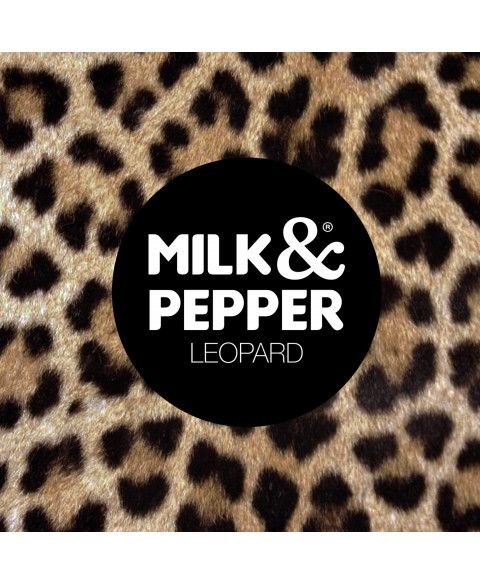 Нашийник шкіряний для собак Milk&Pepper Леопард, Розмір 25x1