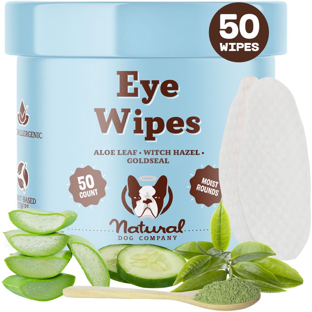 Серветки для очей Eye Wipes Natural Dog Company, 50 шт