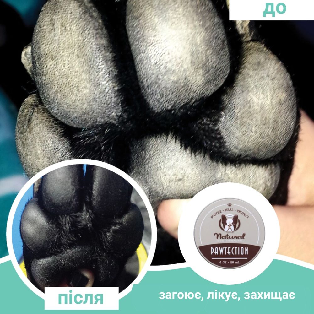 Бальзам для захисту лап Paw Tection Natural Dog Company 30мл туба