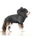 Куртка пальто з овчини для собак з капюшоном Milk&Pepper Elliot Hoodie сірий, Розмір 38L