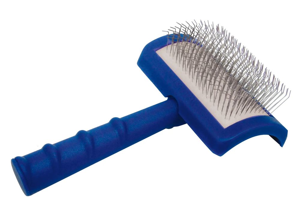 Щітка пуходерка Show Tech Slicker Brush long soft pins, з м'якими довгими зубцями 22 мм