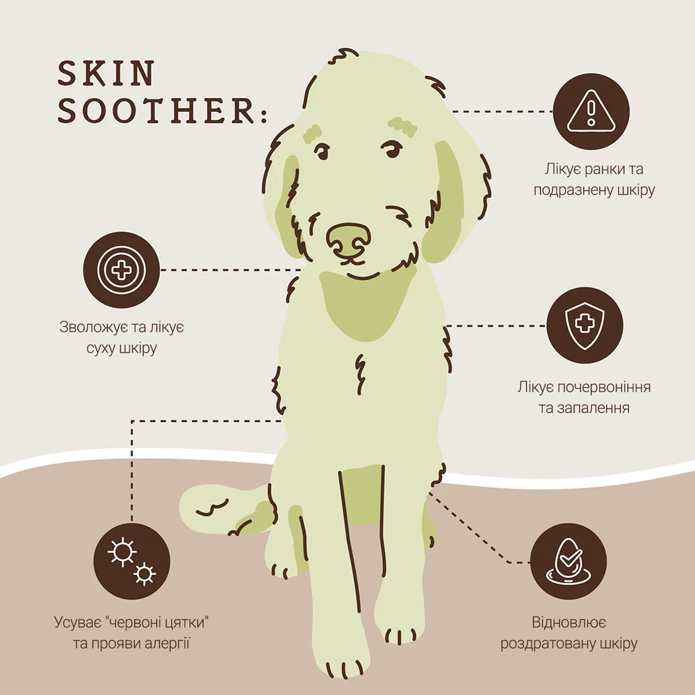 Бальзам для шкіри Skin Soother Natural Dog Company 4.25мл стік