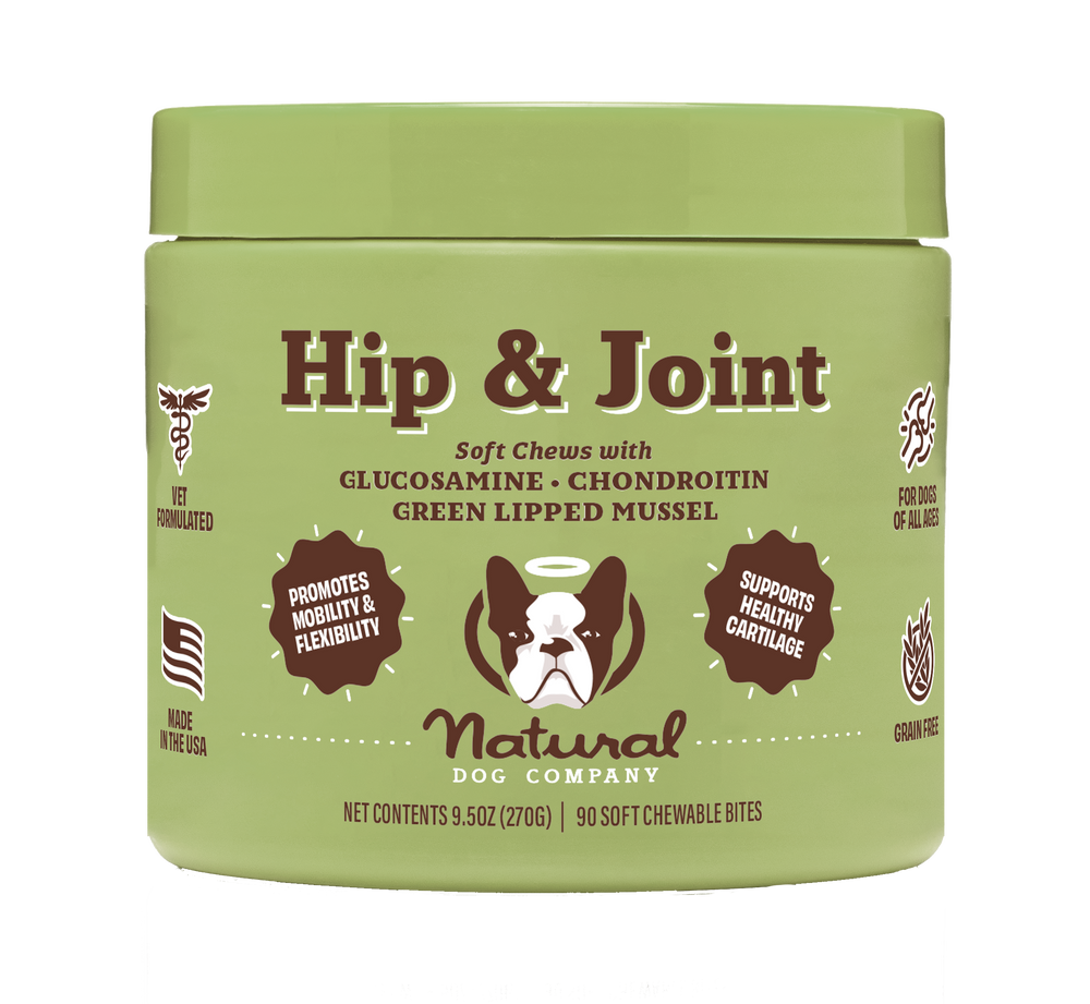 Вітамінний комплекс для суглобів та зв'язок собак Hip&Joint Natural Dog Company 90шт в банці
